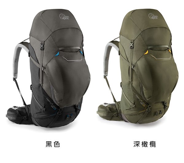 Lowe Alpine Cerro Torre 65:85 多功能 重裝登山背包 黑色 #FBQ01