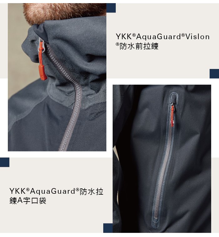 英國 RAB Kinetic Alpine Jkt 高透氣彈性防水連帽外套 男款 蔚藍 #QWF75