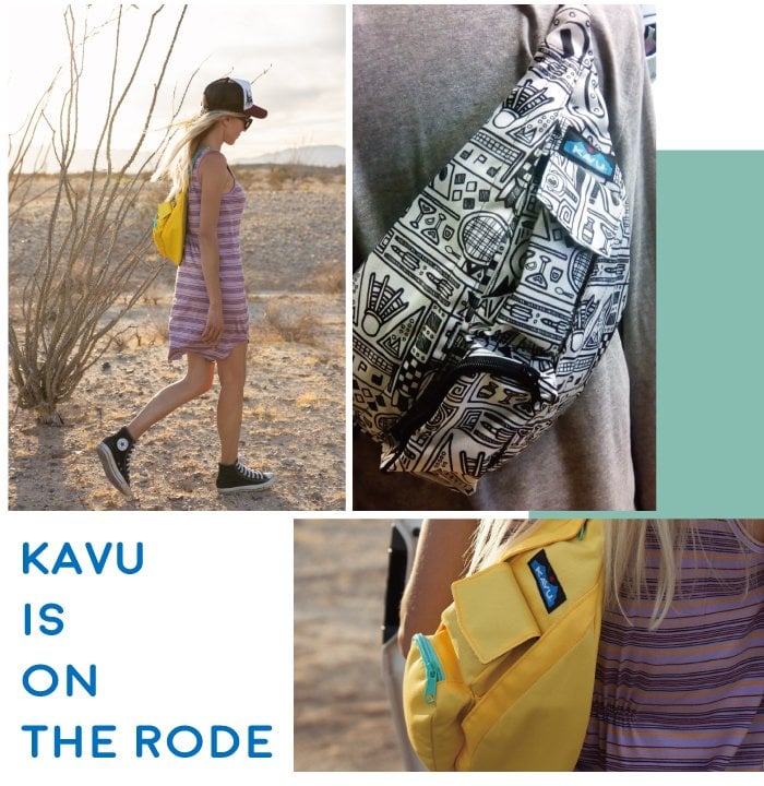 【西雅圖 KAVU】Mini Rope Sling 休閒肩背包 黑色 #9191