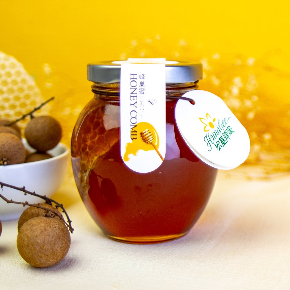 宏基蜂蜜 蜂巢蜜 420g/瓶