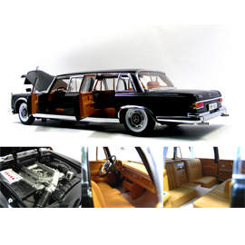 SunStar 精品】1/18 1966 Mercedes-Benz 600 賓士~加長禮賓車~全新品