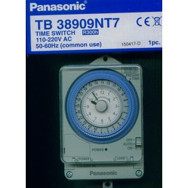 國際牌24小時~計時器(定時器）TB38系列,新產品新型號(TB38909NT7), (舊型號TB38909KT7), TB38909,110V/220V均可用