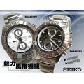 SEIKO 精工 手錶專賣店 SNA655P1 中性錶 不鏽鋼錶帶 白 強化玻璃面板 壓式單折釦 保固