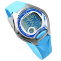 CASIO數字中性錶─氣質藍色膠帶。LW-200-2B 輕巧外殼、可愛造型! 手錶 電子錶 LW-200-2BVDF