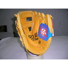 DL高難度(綠.黃)色棒球手套(外野手用)