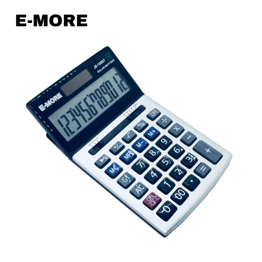 E-MORE‧12位數可調整傾斜式桌上型商務計算機/CT-JS-120GT