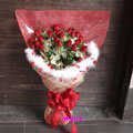 【R-076】玫瑰花束-深深愛戀/花束,玫瑰花束,向日葵花束,情人節花束、巧克力花束、百合花束、畢業花束、花束等花禮-仙客來花坊
