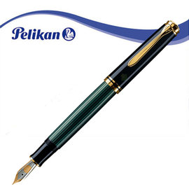 Pelikan Ｍ400 百利金綠桿14k 鋼筆