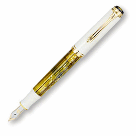 Pelikan Ｍ401 百利金透明黃桿 14k鋼筆