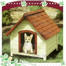 ◇【新品】美國進口組合式木製狗屋(高級杉木製) 小型犬用,免運費
