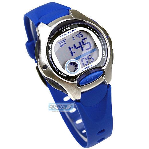 LW-200-2AVDF 卡西歐 CASIO 電子錶 銀藍色 35mm 童錶 LW-200-2A
