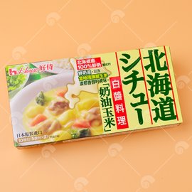 【艾佳】好侍北海道白醬料理塊(奶油玉米)180公克/盒