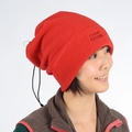 POLARTEC透氣保暖圍頸兩用帽(美國進口布料)-紅色