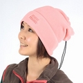 POLARTEC透氣保暖圍頸兩用帽(美國進口布料)-粉紅
