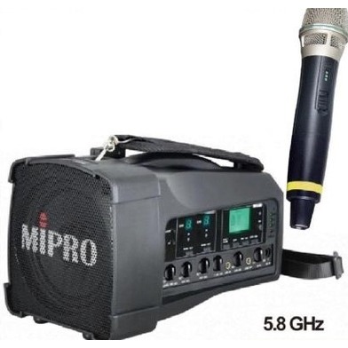 MIPRO嘉強三代肩掛式5G藍芽無線喊話器(MA-100代替MA-100SB) 手握/領夾式/頭戴式麥克風