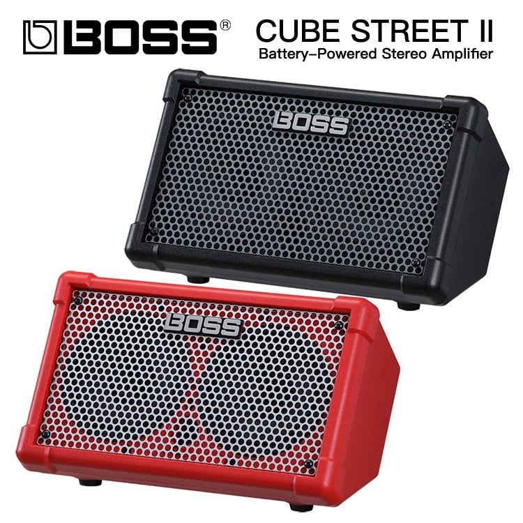 BOSS CUBE Street II 傾斜面新款/電池供電便攜式立體聲吉他擴大音箱/兩