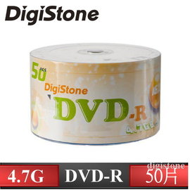 DigiStone 空白光碟片 A級 16X 4.7GB DVD-R 經典白(50片)