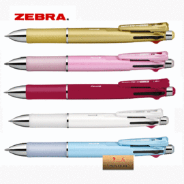 日本zebraB4SA3 五合一多功能油性原子筆(四色原子筆+0.5自動鉛筆)