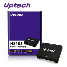 【 大林電子 】 Uptech 登昌恆 HS105 HDMI 2-Port分配器