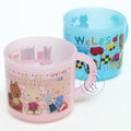 Weles(戶崎尚美) 塑膠杯/粉紅色,水藍色2色分售 日本製 4522202441710