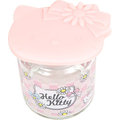 Hello Kitty(凱蒂貓) 造型矽膠蓋玻璃密封罐 日本製 4901610442869