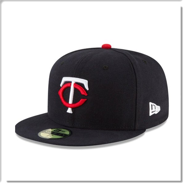 【ANGEL NEW ERA】NEW ERA MLB 明尼蘇達 雙城 59FIFTY 正式球員帽 通用 丈青色 棒球帽