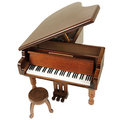 原木鋼琴音樂盒