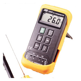 【米勒線上購物】溫度計 TES-1306 雙通道溫度計 雙組測量溫度計(小數一位)