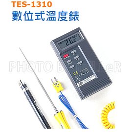 【米勒線上購物】溫度計 TES-1310 溫度計 小數點單端溫度計 溫度線、棒選購