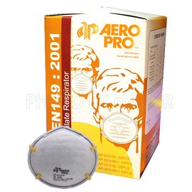 【米勒線上購物】AERO PRO 活性碳口罩 符合歐規149 FFP1等級 每盒20入
