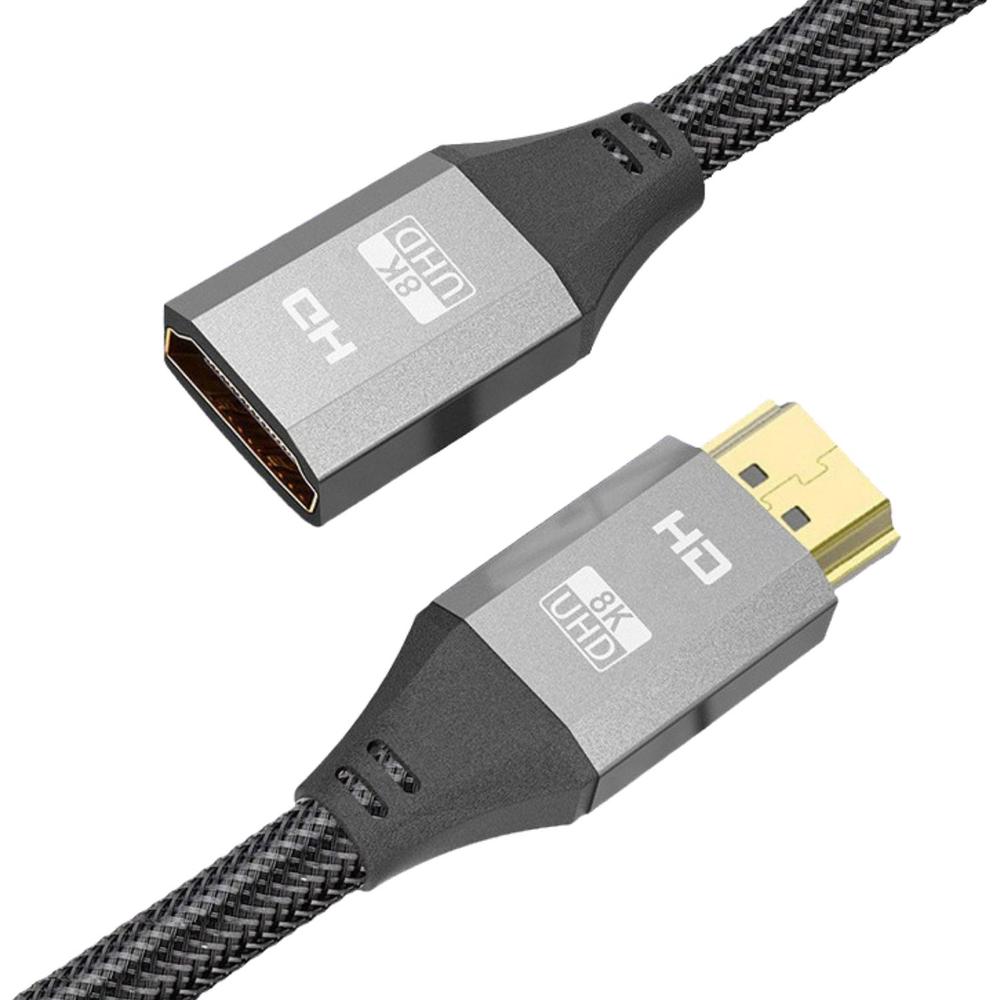 現貨 HDMI 2.1 公對母 延長線 - 3M x 1入 8K 60Hz 4K 120Hz UHD 影音視訊線 鍍金接頭鋁合金外殼 PS5 Xbox Series X S (PP3)HD249