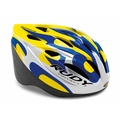 【義大利 RUDY】SKUD 自行車安全帽 適腳踏車.機車.划板車/黃藍 #HL414602