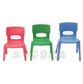 (立普購物)品牌設計台灣製兒童傢俱【台灣設計製造人體工學椅】 40X35X34▲有橡膠止滑腳套設計▲ 有4種顏色 家長最愛的人體工學椅
