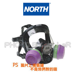 【米勒線上購物】美國進口 NORTH 76008A 全面式矽膠防毒面具(不含濾罐) 其他配件加購區購買