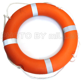【米勒線上購物】救生圈 專業型救生圈 硬式救生圈 大小船隻必備 重量約2.4公斤