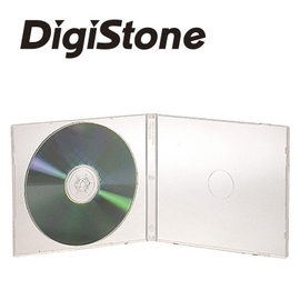 DigiStone 光碟片收納盒 單片超薄 5mm CD/DVD軟殼收納盒/白色透明 25PCS=&gt;台灣精品,台灣製造!!