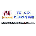 ☆【五金達人】☆ HILTI 喜利得 喜得釘 TE-CX 12mm x 170mm 4溝4刃碳化鎢超硬鑽頭 Tungsten Carbide Drill Bits (SDS Plus)