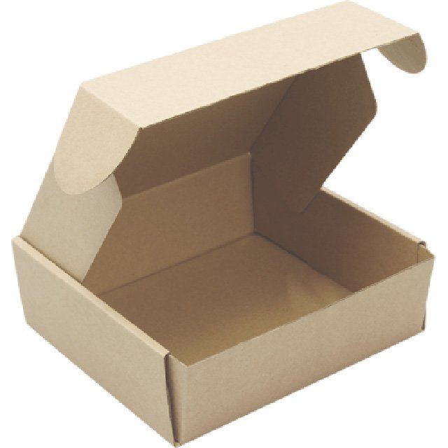 《荷包袋》牛皮無印瓦楞紙盒【E浪】6吋乳酪蛋糕盒【100入】_3-56401