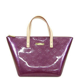 Louis Vuitton Monogram Vernis Bellevue PM M93584 Women's Handbag Violet