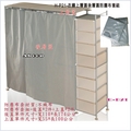 【中華批發網DIY家具】H-P21-衣櫥上後罩防塵布套組(130CMx2)