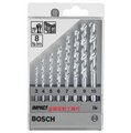 BOSCH博世8支裝直柄水泥鑽頭套裝組(請先確認庫存)
