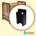 Baby House 愛兒房系列專用嬰兒床活動門欄-下方滑槽接片/四方接片/小方塊x1 嬰兒床零件 愛兒房生活館