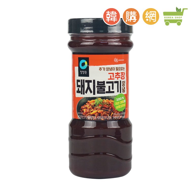 韓國DAESANG大象水梨醃烤調味醬840g(辣味)【韓購網】