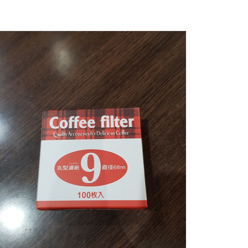 【北極海咖啡@板橋】6人份摩卡壺用丸型濾紙9號1盒(100張)