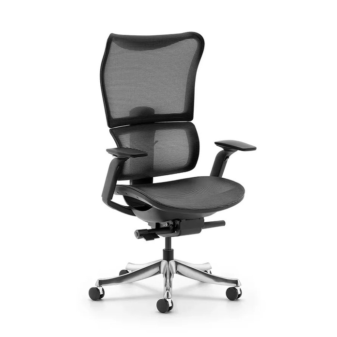 Flamingo Pro Chair 758 AB| 黑框黑網 | 鋁腳 HAW JOU 人體工學椅專賣店