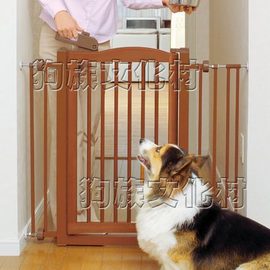 ★日本Richell •木製小中型犬用【#615】移動式護欄.把手為按壓設計，主人進出方便，免鑽洞輕鬆裝組(9061)