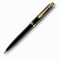 Pelikan百利金K805-黑桿金夾原子筆