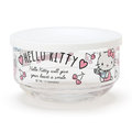 Hello Kitty(凱蒂貓) 玻璃附蓋保鮮盒/小缽 日本製 4901610986813