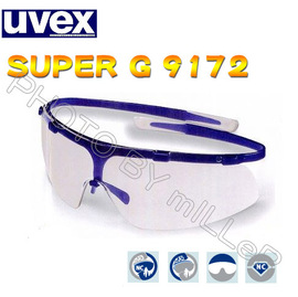 【米勒線上購物】安全眼鏡 德國 UVEX 9172 防風沙 史上最輕巧 抗UV 防風沙 長時配