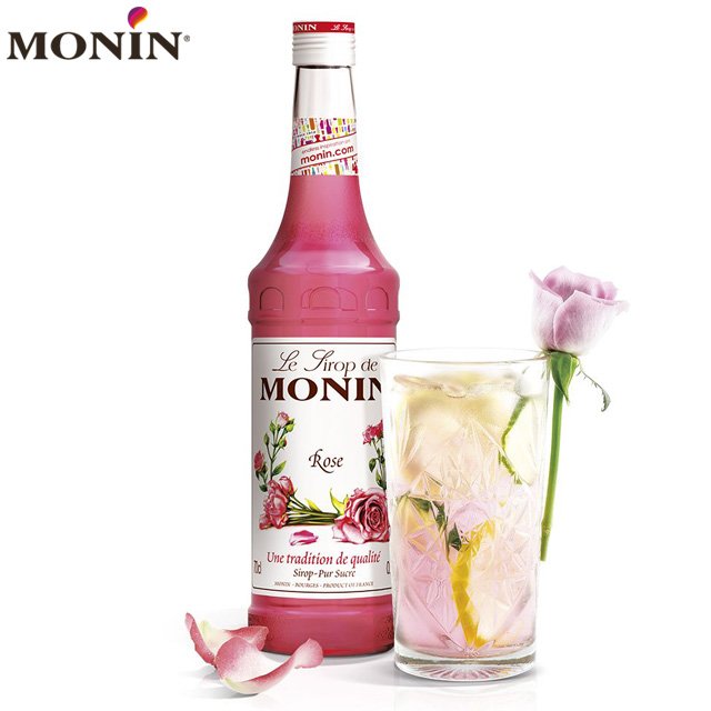 【MONIN】Rose Syrup 玫瑰風味糖漿 700ml